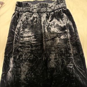 Navy Velvet skirt
